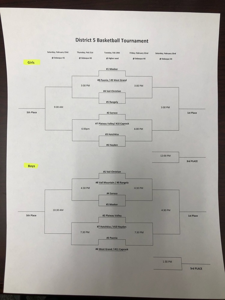 HS Girls/Boys Basketball